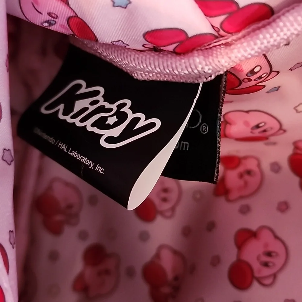 Kirby Cute Pink Kids Backpack